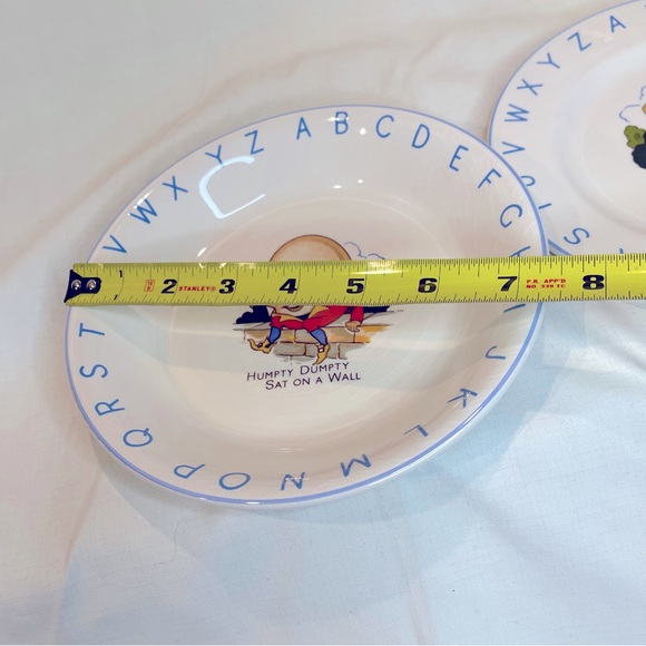 Vintage LORD NELSON POTTERY England CHILD's ALPHABET BOWL AND PLATE - Picture 16 of 16